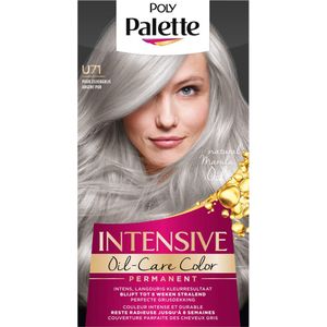 Schwarzkopf Poly Palette U71 Puur Zilvergrijs Haarverf - 100% Grijsdekking