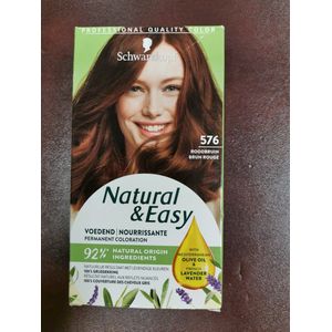 SCHWARZKOPF - Natural & Easy - Haarverf - Roodbruin - Nr. 576