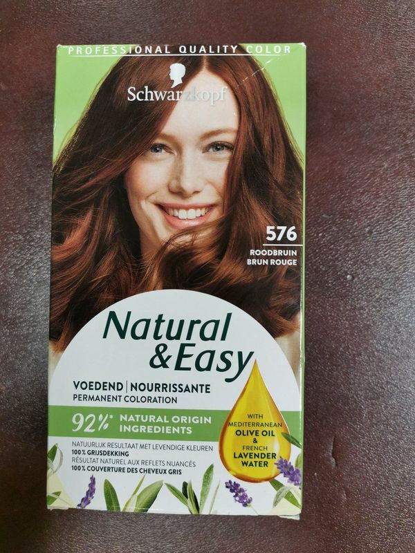 SCHWARZKOPF - Natural & Easy - Haarverf - Roodbruin - Nr. 576