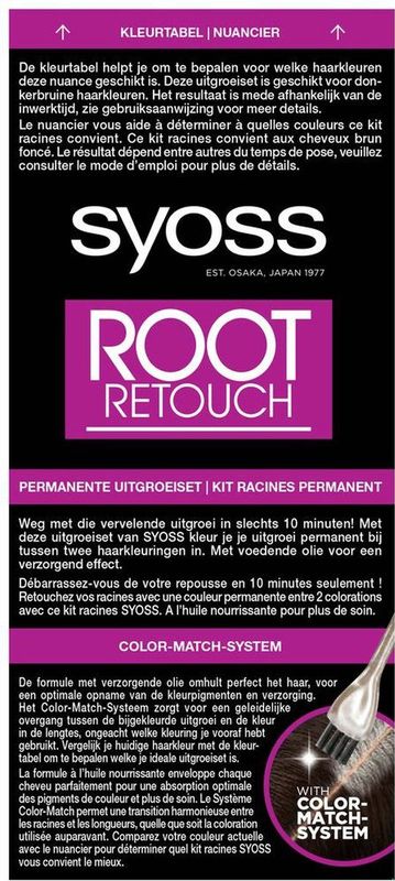 SYOSS Uitgroeiset R4 Donker Bruin Rootset - 1 stuk