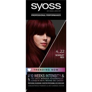 SYOSS Color baseline 4-22 Scarlet Red - 1 stuk