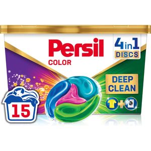 1+1 gratis: Persil Wasmiddelcapsules Discs Color 15 stuks
