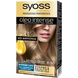 SYOSS Oleo Intense - 8-50 Natuurlijk Asblond - Permanente Haarverf - Haarkleuring - 1 stuk