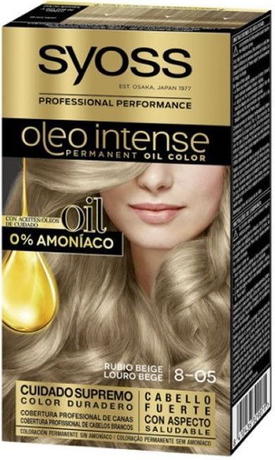 SYOSS Oleo Intense - 8-05 Beigeblond - Permanente Haarverf - Haarkleuring - 1 stuk