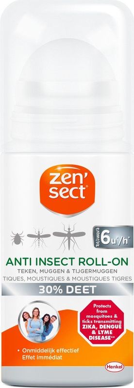 Zensect - Anti Insecten Roller - 50ml - 30% DEET