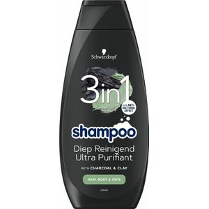 Schwarzkopf - 3-in-1 Shampoo - Diep Reinigend