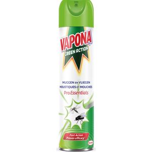 Vapona Green Action - Vliegende Insectenspray - Insectenbestrijding - 400 ml