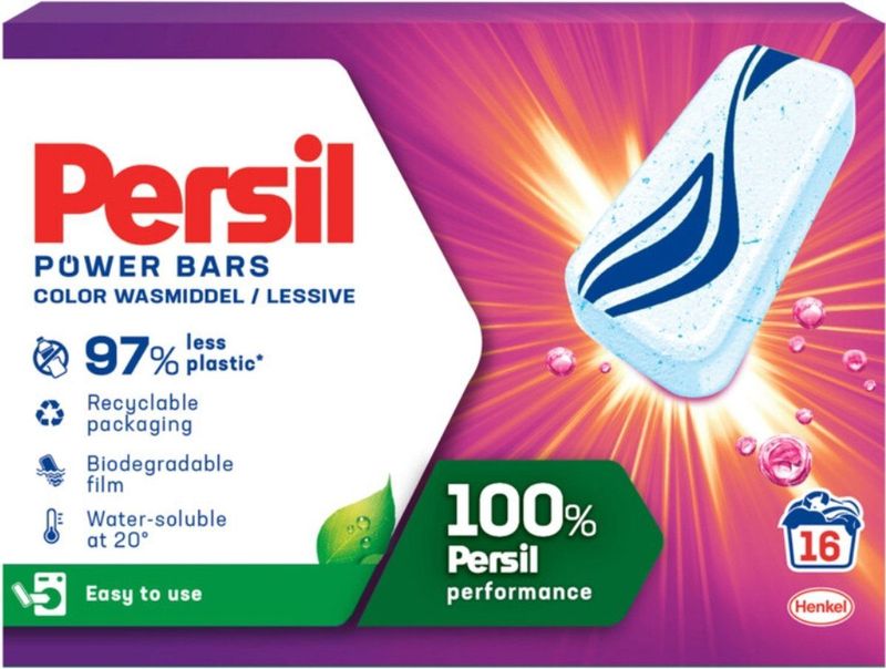 Persil Wasmiddel Power Bars Color 16 Stuks
