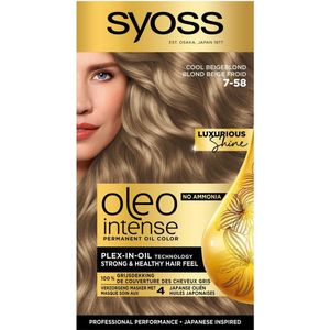 Syoss Oleo Intense Haarverf 7-58 Cool Beige Blond