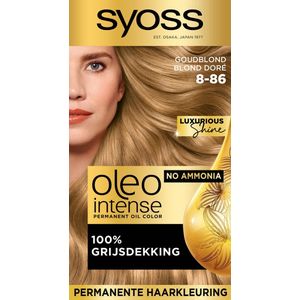 Syoss Oleo Intense - 8-86 Goudblond - Permanente Haarverf - Haarkleuring - 1 stuk
