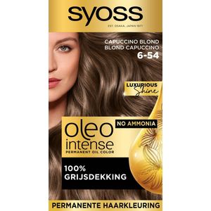 SYOSS Oleo Intense - 6-54 Capuccinoblond - Permanente Haarverf - Haarkleuring - 1 stuk