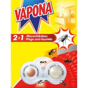 Vapona - Dubbele Mierenlokdoos - Insectenbestrijding - Insectenval - 2 Stuks