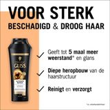 Gliss - Ultimate Repair - Shampoo - 250 ml - Vloeibare Keratine