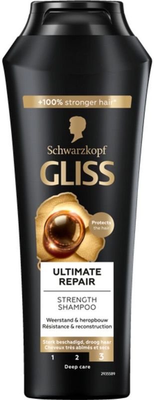 Gliss - Ultimate Repair - Shampoo - 250 ml - Vloeibare Keratine