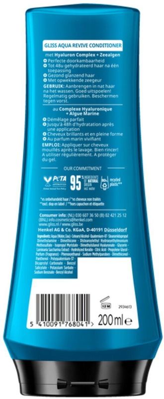 Gliss Kur - Aqua Revive - Conditioner - Geen specificaties