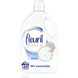 Fleuril Renew Wit - Vloeibaar Wasmiddel - Voordeelverpakking - 49 Wasbeurten