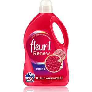 Fleuril Renew Kleur - Vloeibaar Wasmiddel - Voordeelverpakking - 49 Wasbeurten