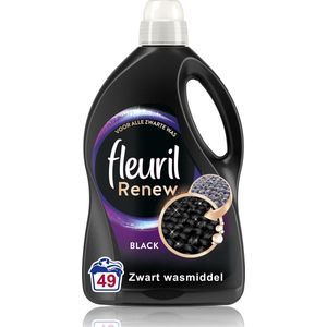 Fleuril Renew Zwart - Vloeibaar Wasmiddel - Voordeelverpakking - 49 Wasbeurten