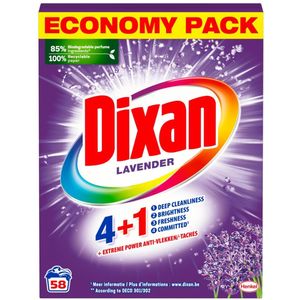 Dixan - Fresh Lavender - Waspoeder - Voor 58 Wasbeurten - Milieuvriendelijk