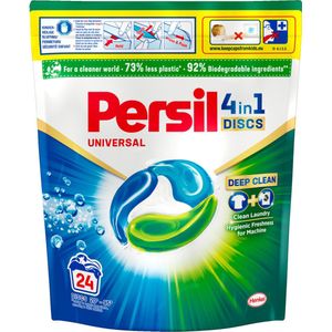 1+1 gratis: Persil Wasmiddel Discs Universeel 24 stuks