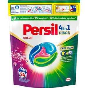 Persil - 4-In-1 Discs - Wasmiddelcapsules - Gekleurde Was - 24 Wasbeurten