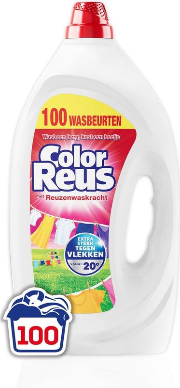 Color Reus Gel - Vloeibaar Wasmiddel - 100 Wasbeurten