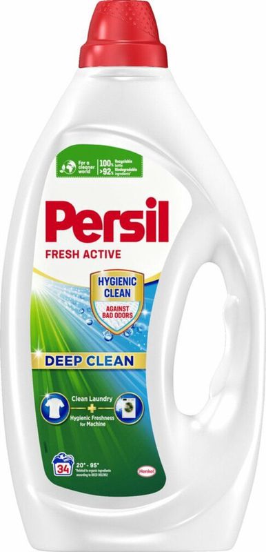 Persil Fresh Active - Vloeibaar Wasmiddel - Witte en Gekleurde Was - 34 Wasbeurten