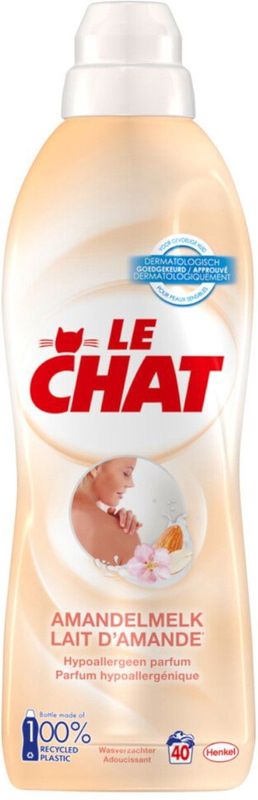 Le Chat - Wasverzachter - Almond Milk - 40 Wasbeurten - 880 ml