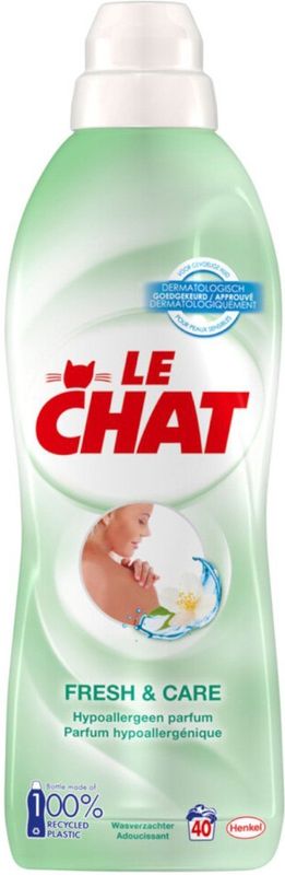 Le Chat - Wasverzachter - Fresh & Care - 40 Wasbeurten - 880 ml