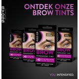 SYOSS - Brow Tint - Lichtbruin - Permanente Wenkbrauwverf - Starterskit - Tot 10 Toepassingen