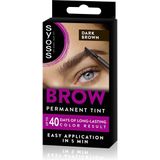 Syoss - Brow Tint - Wenkbrauwverf - Donkerbruin - Permanent - Tot 10 toepassingen - Wenkbrauwen