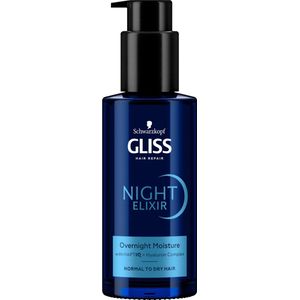 Gliss Overnight Moisture Night Elixir - 1+1 Gratis