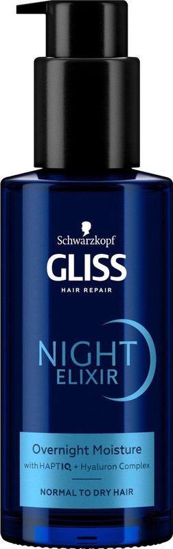 Schwarzkopf - Gliss Night Elixir - Haarverzorging - Haarserum - Nacht Elixir - 100 ml