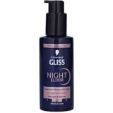 Gliss - Night Elixir - Haarserum - 100ml - Natuurlijke Ingrediënten