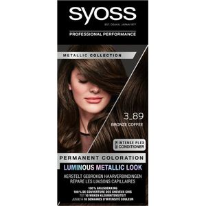 Syoss - Haarverf - 3-89 Metallics Bronze Coffee - 1 Stuk