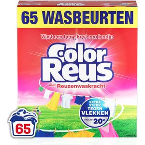 Witte Reus Waspoeder Color 65 Wasbeurten 3,25 kg