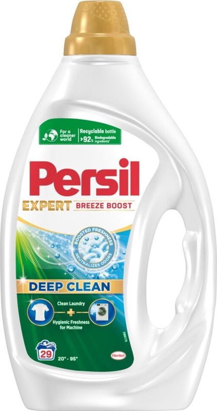 Persil - Expert - Vloeibaar Wasmiddel - Witte en Gekleurde Was - Breeze Boost - 29 Wasbeurten