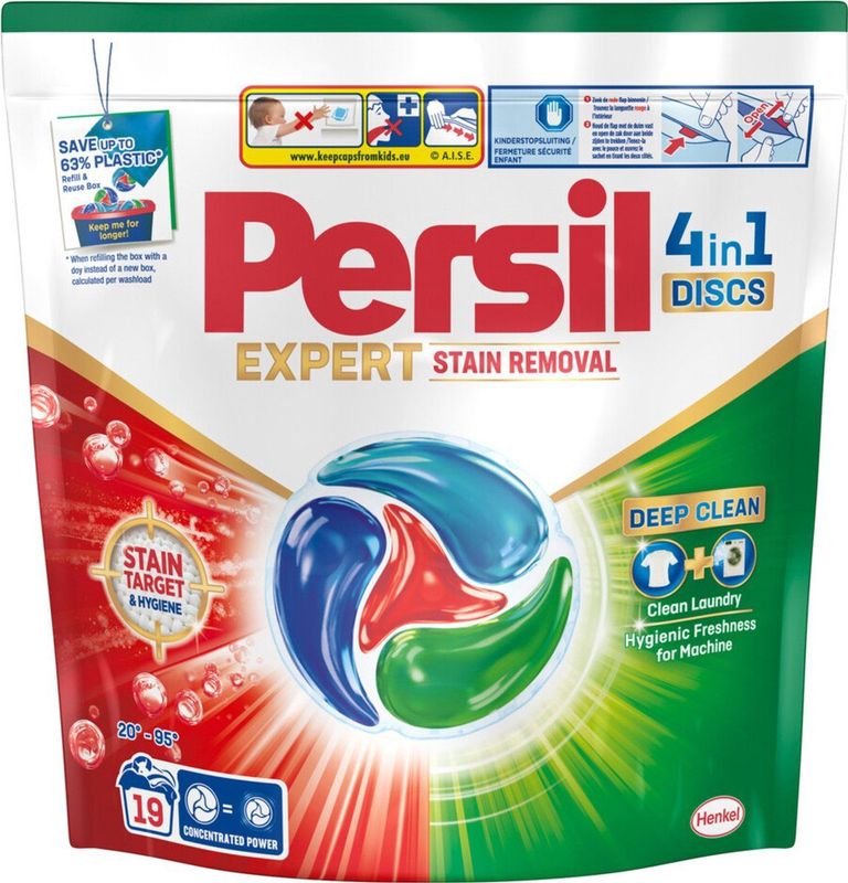 Persil - Wasmiddelcapsules - Stain Removal - 19 Stuks