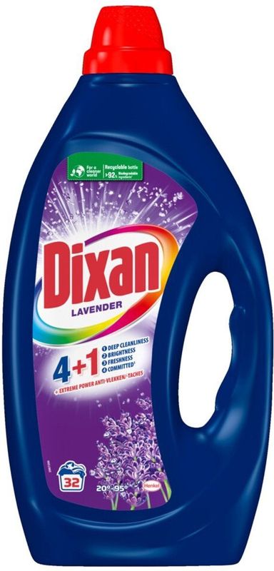 Dixan - Vloeibaar Wasmiddel - Fresh Lavender - 32 Wasbeurten