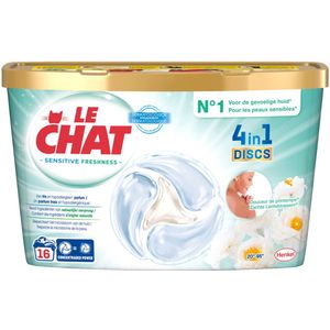 Le Chat - Wascapsules - Sensitive - Zachte Lentebloesem - 16 Wasbeurten