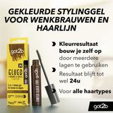 Schwarzkopf - Got2b Glued 2-in-1 Brows & Edges - Donkerbruin - Gel