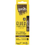 Schwarzkopf - Got2b Glued 2-in-1 Brows & Edges - Donkerbruin - Gel