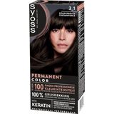 SYOSS - Permanente Haarkleuring - Kleurintensiteit en Grijsdekking - 100ml