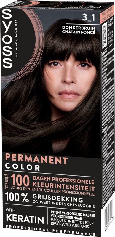SYOSS - Permanente Haarkleuring - Kleurintensiteit en Grijsdekking - 100ml