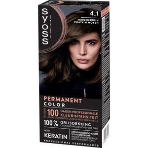 SYOSS - Permanente Haarkleuring - Professionele Kleurintensiteit - Grijsdekking