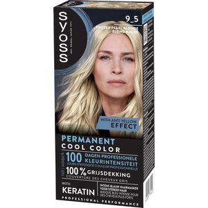 Syoss Salonplex 9-5 Frozen Pearl Blonde Permanente Haarkleuring - 1+1 Gratis