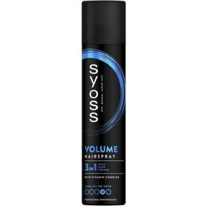 Syoss - 3in1 Volume Hairspray - 300ml - Sterke Hold - Langdurige Fixatie