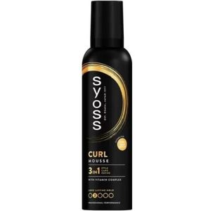 Syoss - Mousse Curl - Langdurige Veerkrachtige Krullen - Natuurlijke Glans