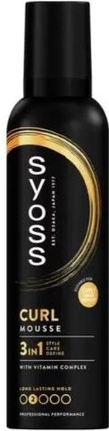 Syoss - Mousse Curl - Langdurige Veerkrachtige Krullen - Natuurlijke Glans