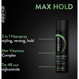 Syoss - Hairspray max hold - Haarlak - 3 in 1 formule - Met Vitaminecomplex